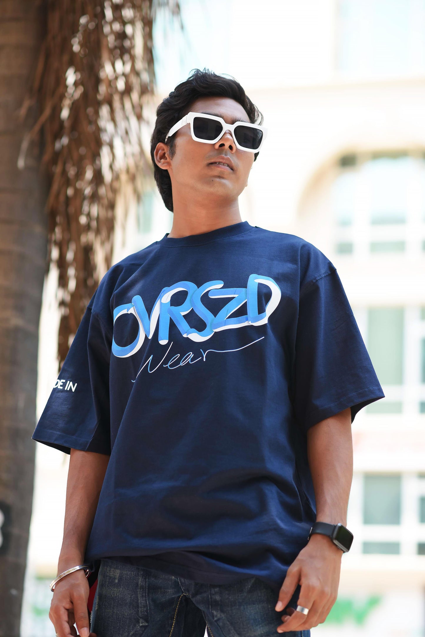 OVRSZD T-SHIRT - COMFORT FIT (DARK BLUE)