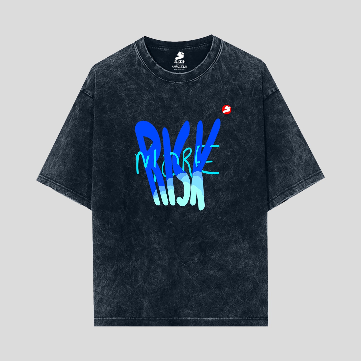 RISK MORE T-SHIRT (ACID WASH)