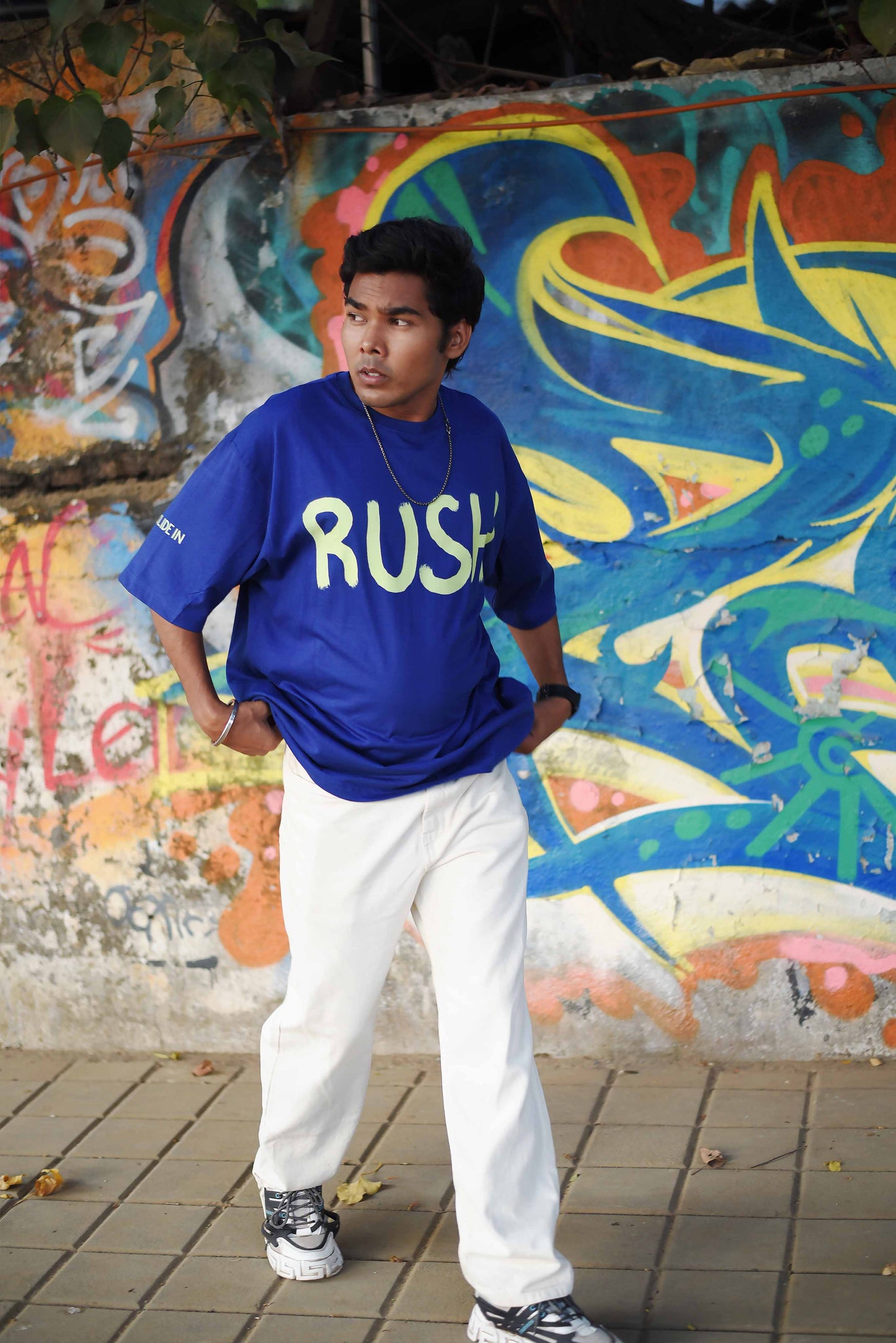 BLUE RUSH - OVERSIZED T-SHIRT