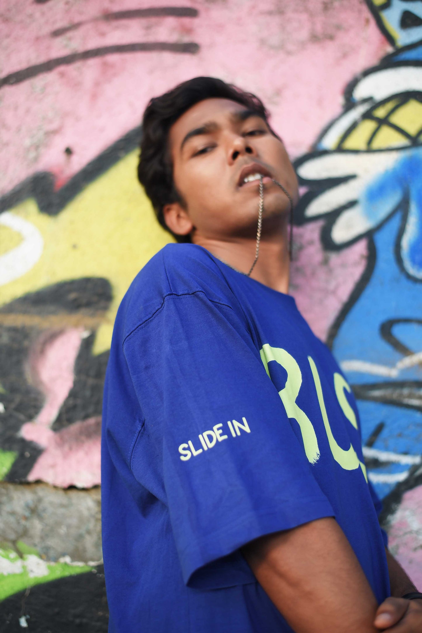 BLUE RUSH - OVERSIZED T-SHIRT
