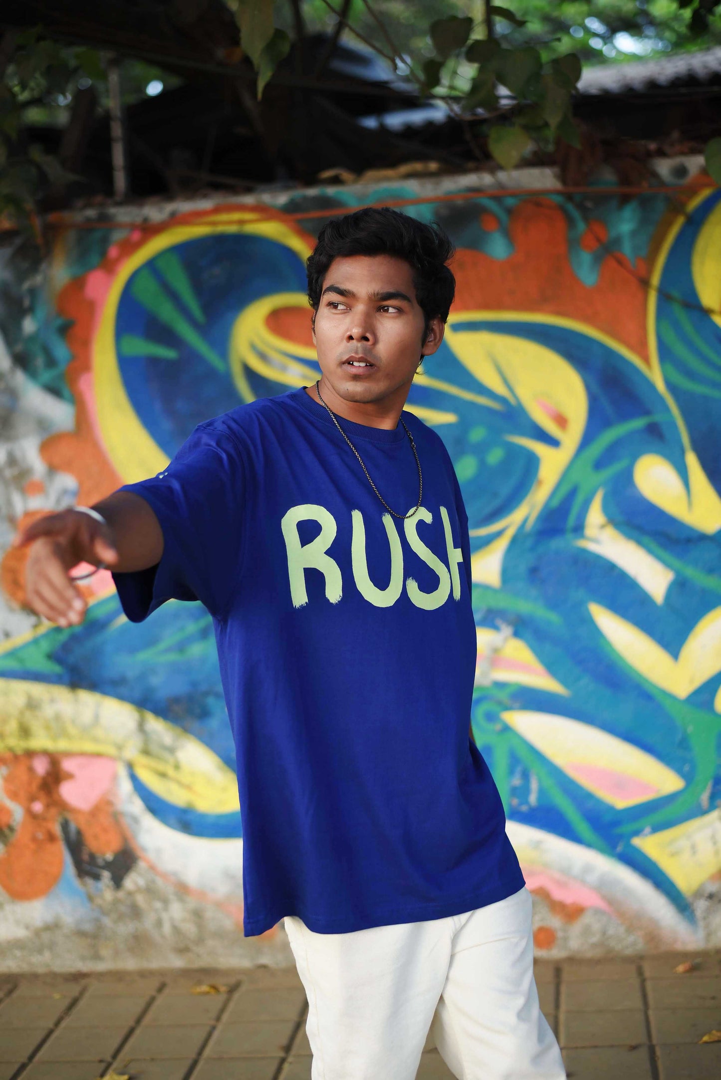 BLUE RUSH - OVERSIZED T-SHIRT