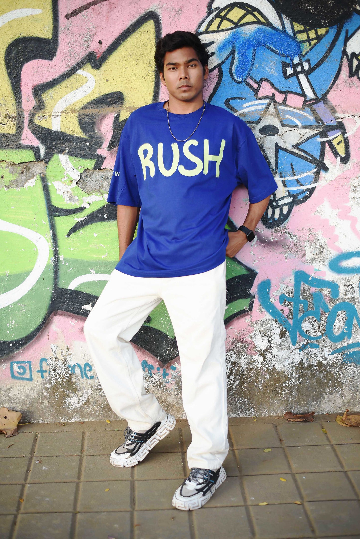 BLUE RUSH - OVERSIZED T-SHIRT